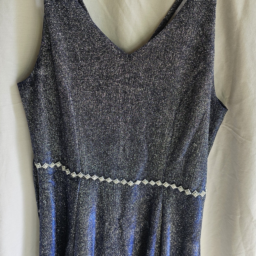 Elegant Black Glitter Dress